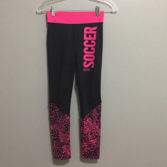 Justice soccer leggings (size 10) - Picture 1 of 3